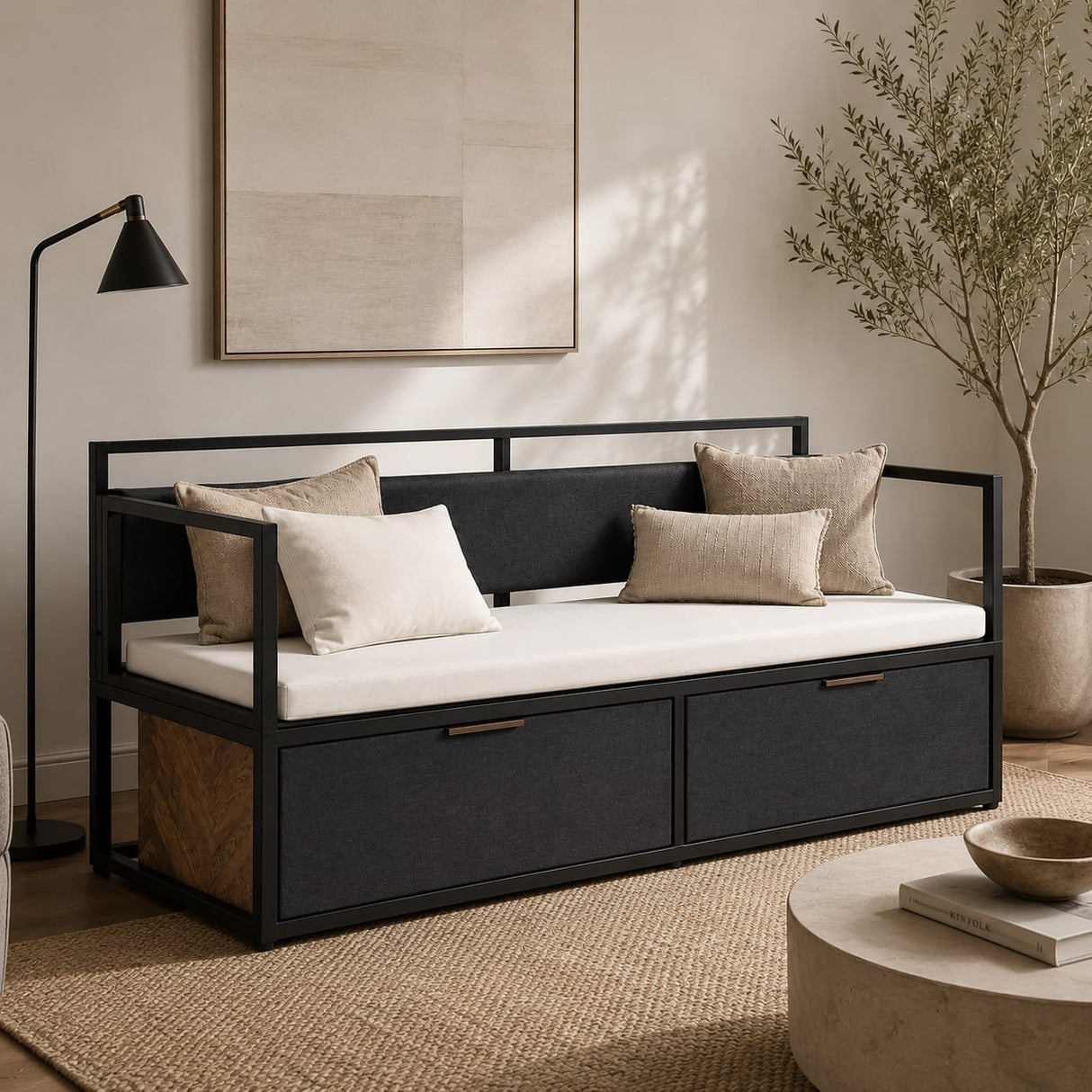 CARMEN SOFA BED W/ DRAWER