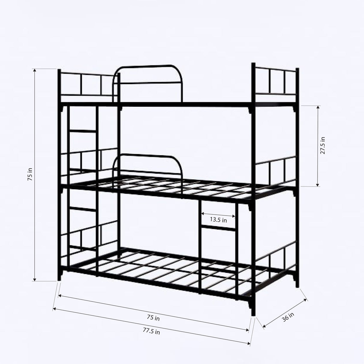 Vera Triple Bunk Bed