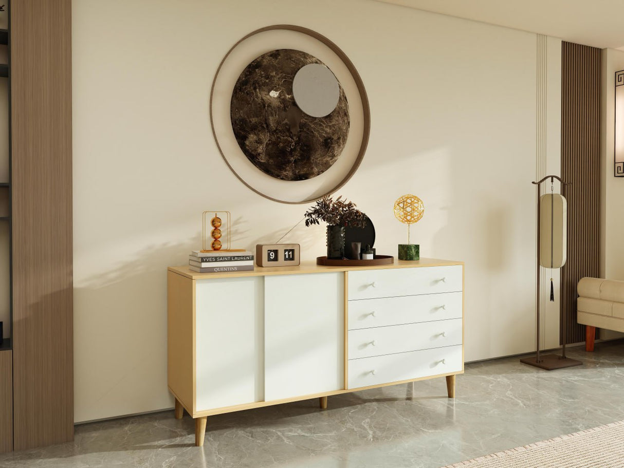 COOPER Sliding Door Server Buffet Cabinet Furnigo