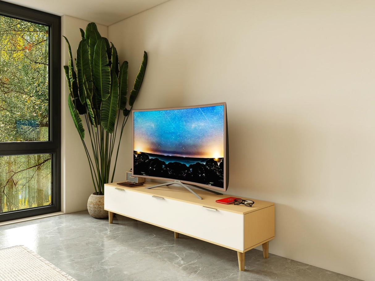COOPER 3-Drawer TV Rack Furnigo