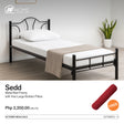 10.10 Mega Sale | Sedd Metal Bed Frame (Straight Matting) AF Home