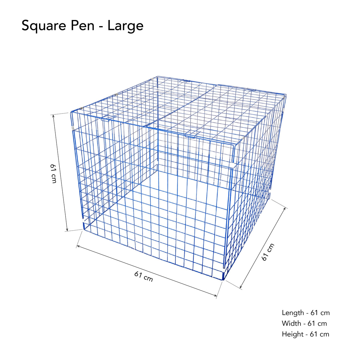 SQUARE PEN Mr. Chuck Pet Store