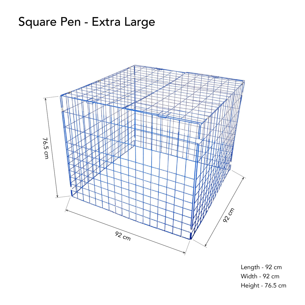 SQUARE PEN Mr. Chuck Pet Store
