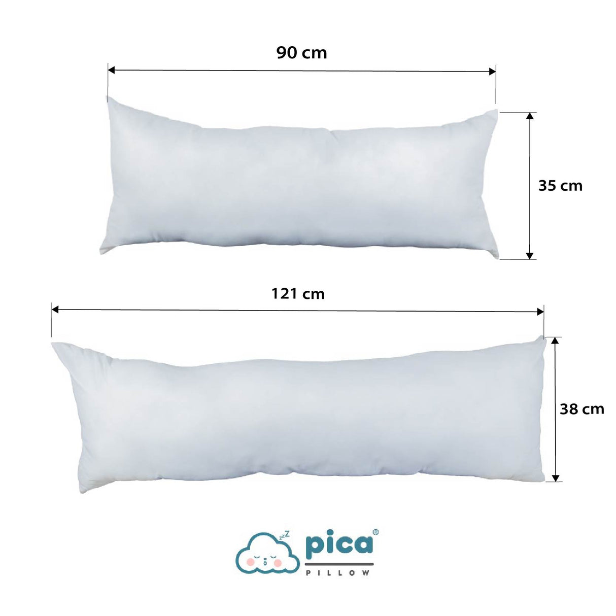 Pica Pillow - Body Pillow (without Pillow Cover Case) Pica Pillow