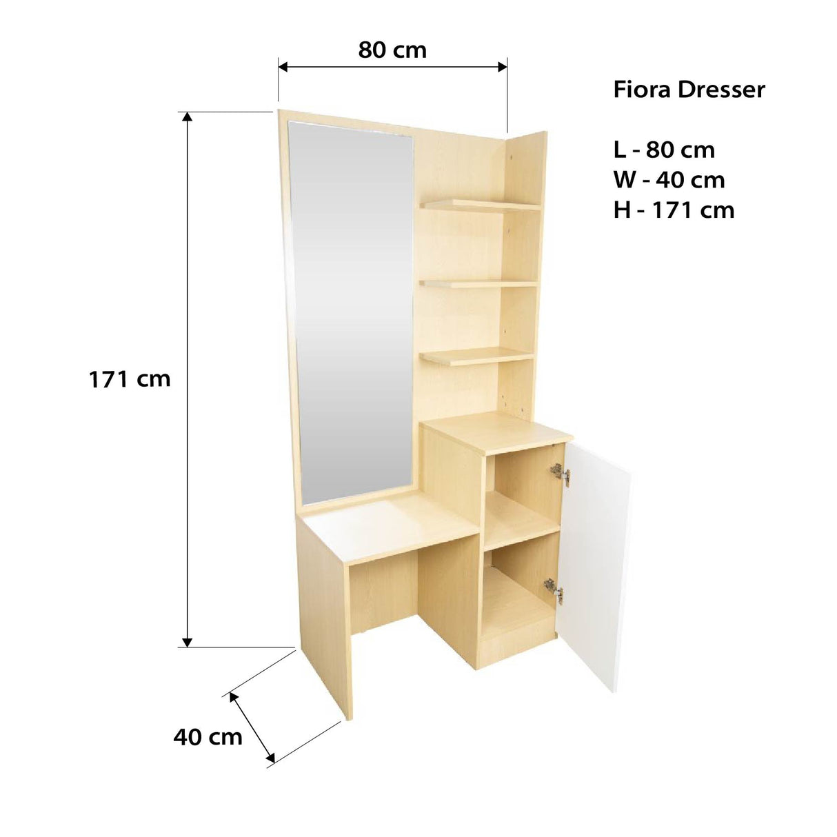 FIORA Dresser Cabinet Furnigo