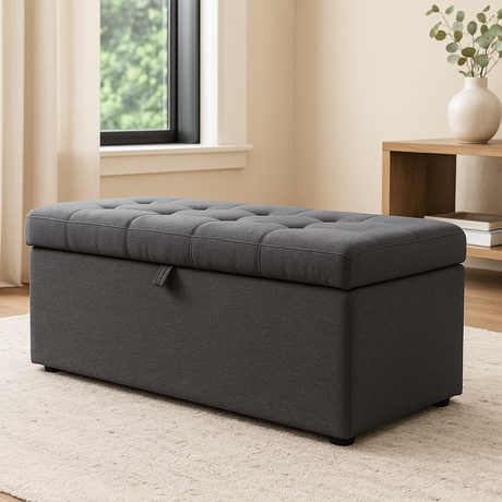 VERLY Storage Ottoman Affordahome