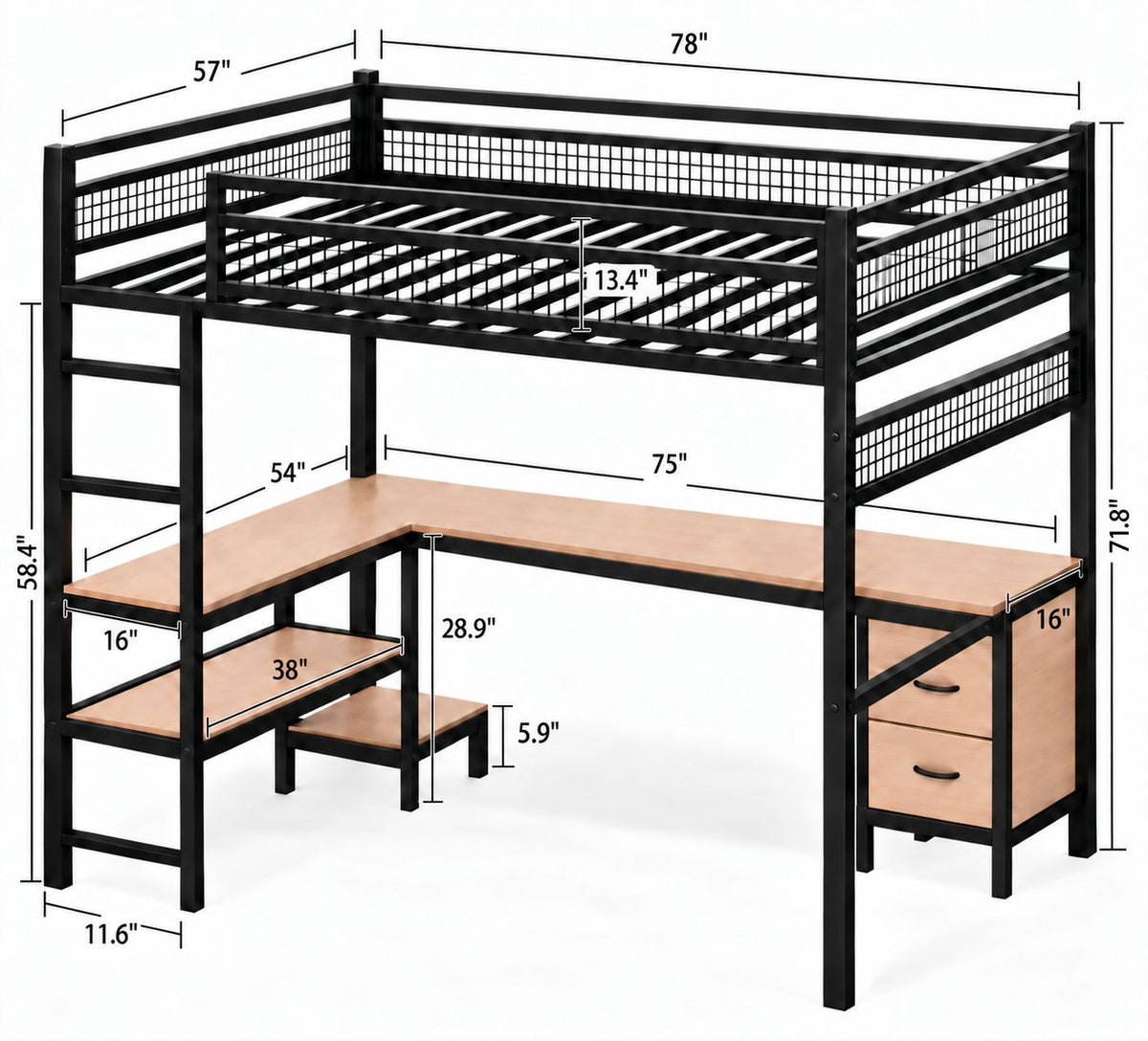 VALEN LOFT BED