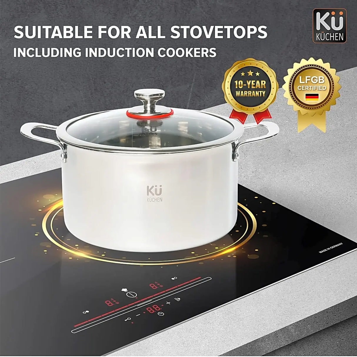 Premium Stainless Steel Cookware Set KU3325