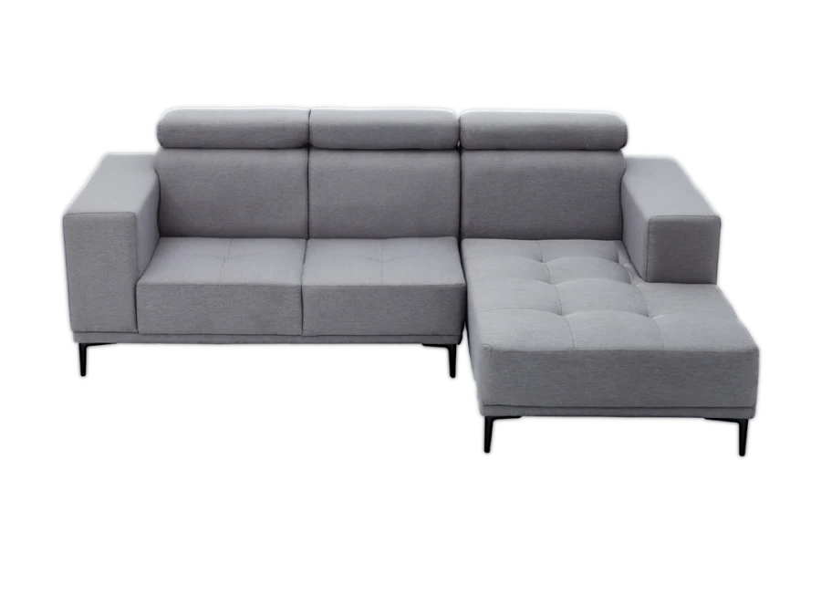 WARRICK L-Shape Fabric Sofa Luxe Life PH