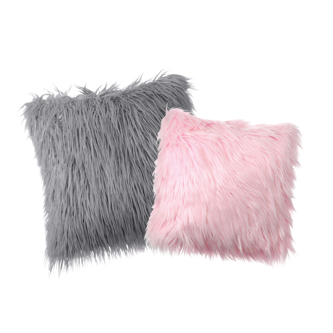 Pica Pillow - KIRBY Long Plush Hair Throw Pillow Case with Pillow Pica Pillow