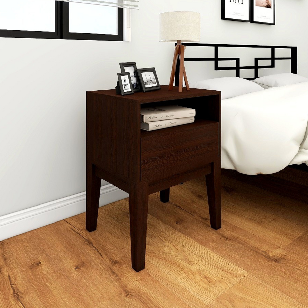COOPER 1-Drawer Side Table Affordahome