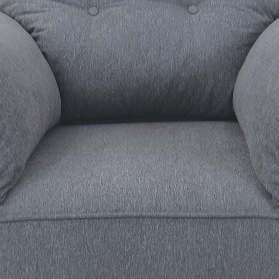 WILLY 1-Seater Fabric Sofa Affordahome