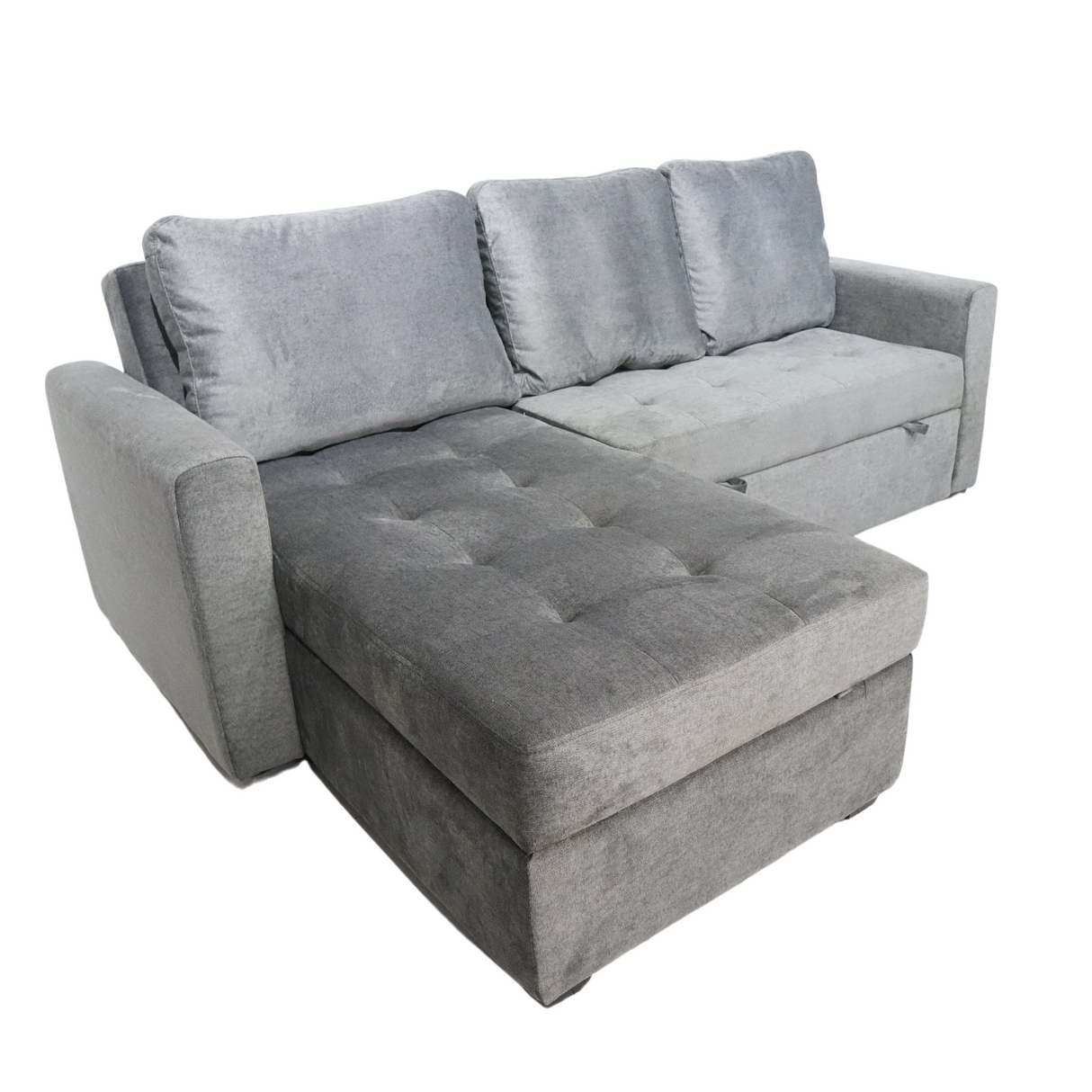 DARCY Sofabed with Storage Chaise Furnigo