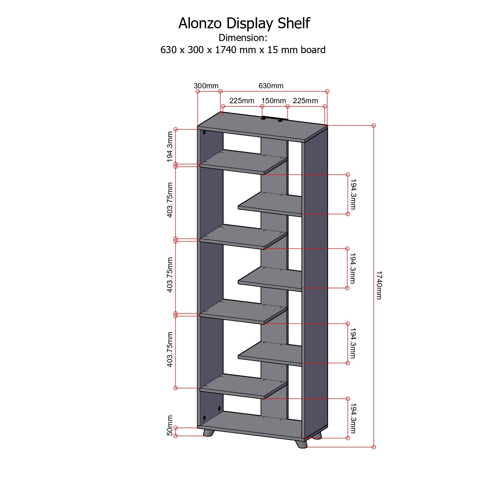 Alonzo Shelves AF Home
