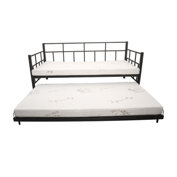 BREW Metal Daybed w/ Pullout Furnigo