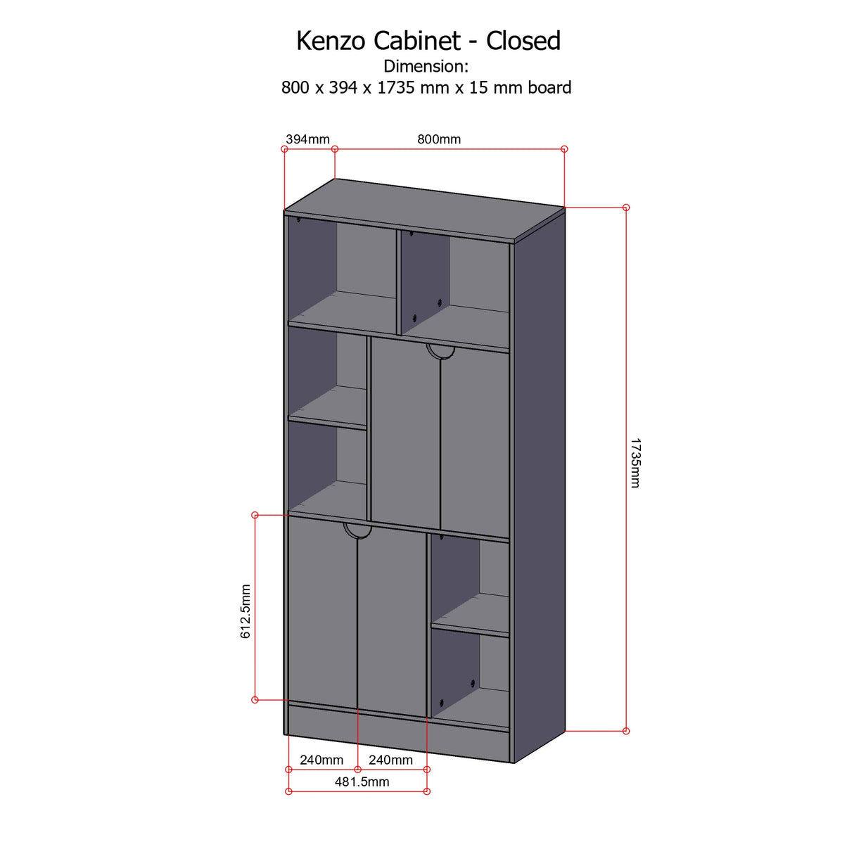 KENZO Cabinet Affordahome