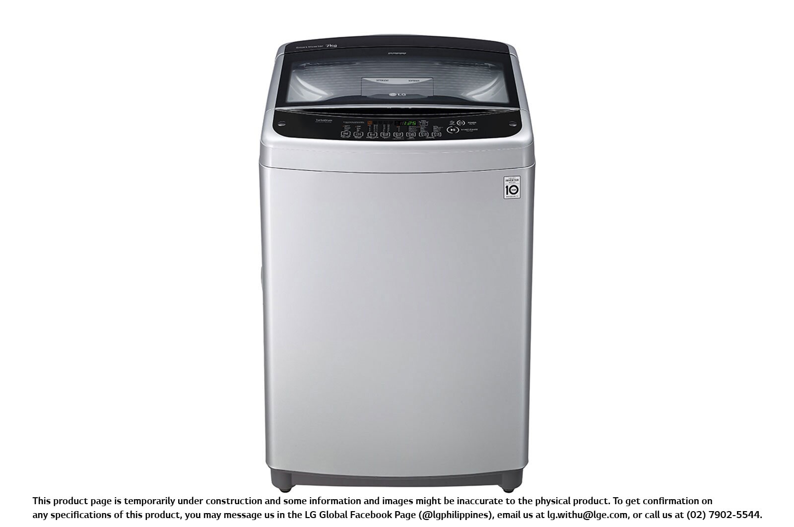 LG T2107VS2W 7kg Top Load Fully Auto Washing Machine LG