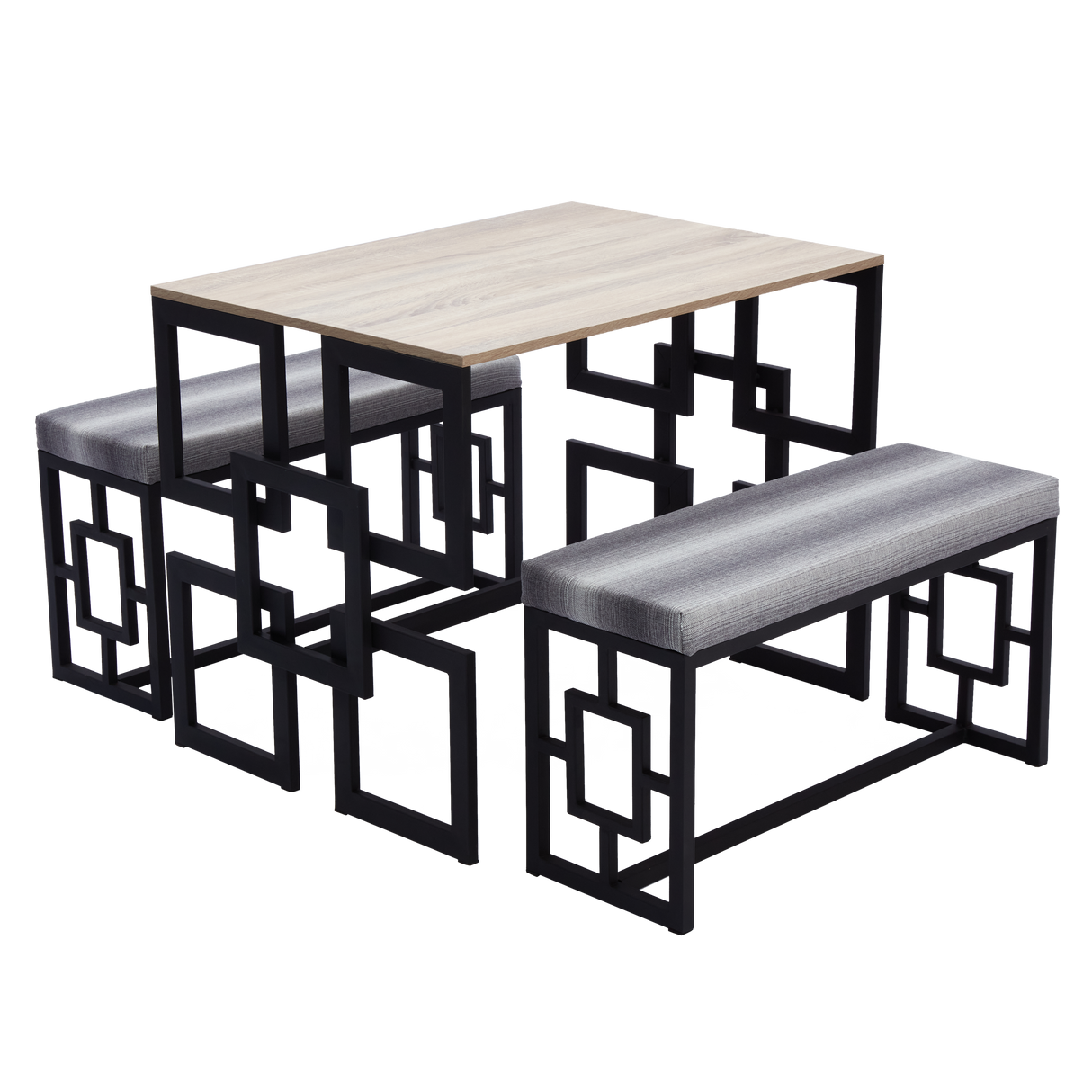 TOBY Dining Set Upholstered Furnigo