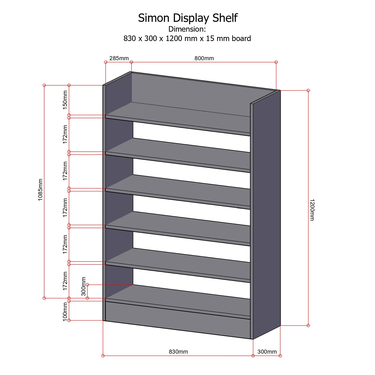 SIMON Bookshelf AF Home