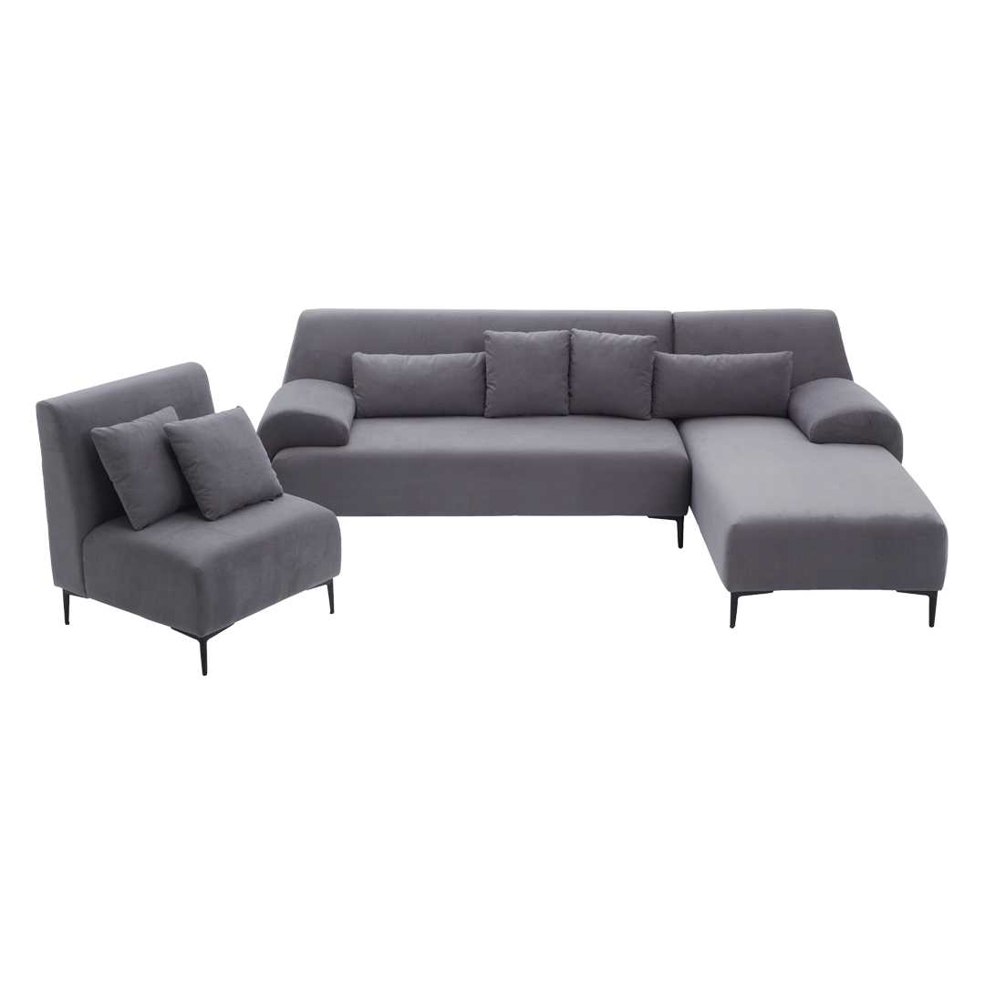 ARDEN L-Shape Fabric Sofa Luxe Life PH
