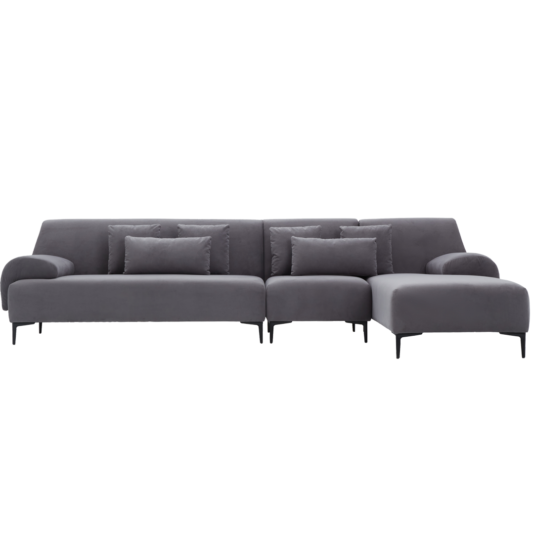ARDEN L-Shape Fabric Sofa Luxe Life PH