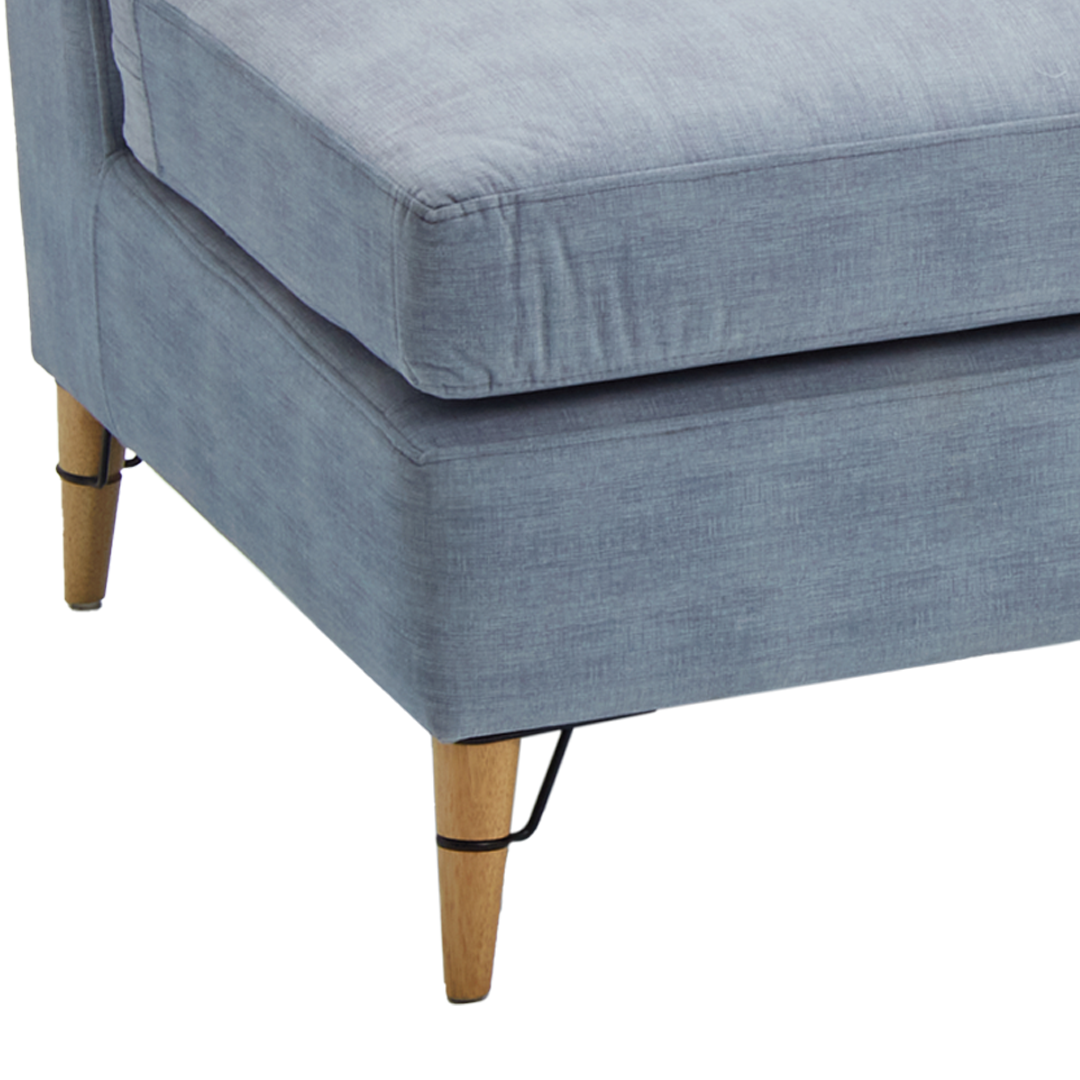 BLAINE Fabric Sofa with Ottoman Furnigo