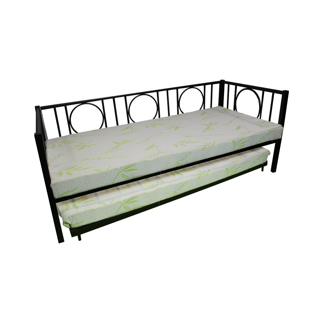 BRODY Metal Daybed w/ Pullout Furnigo