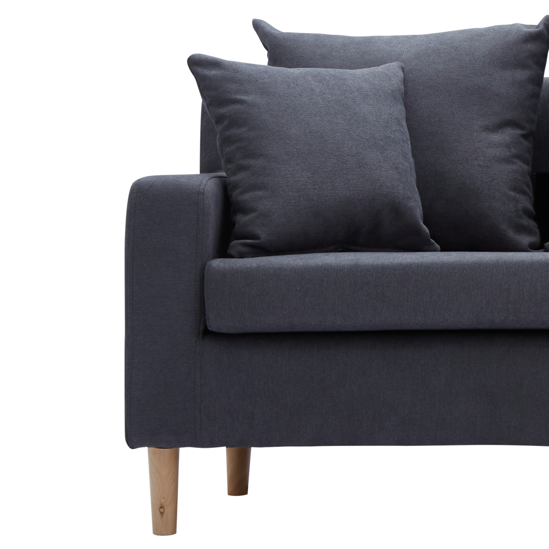 ERICH L-Shape Sofa with Modular Ottoman Furnigo
