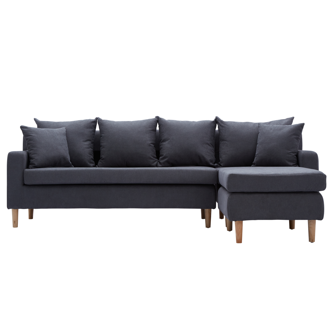 ERICH L-Shape Sofa with Modular Ottoman Furnigo
