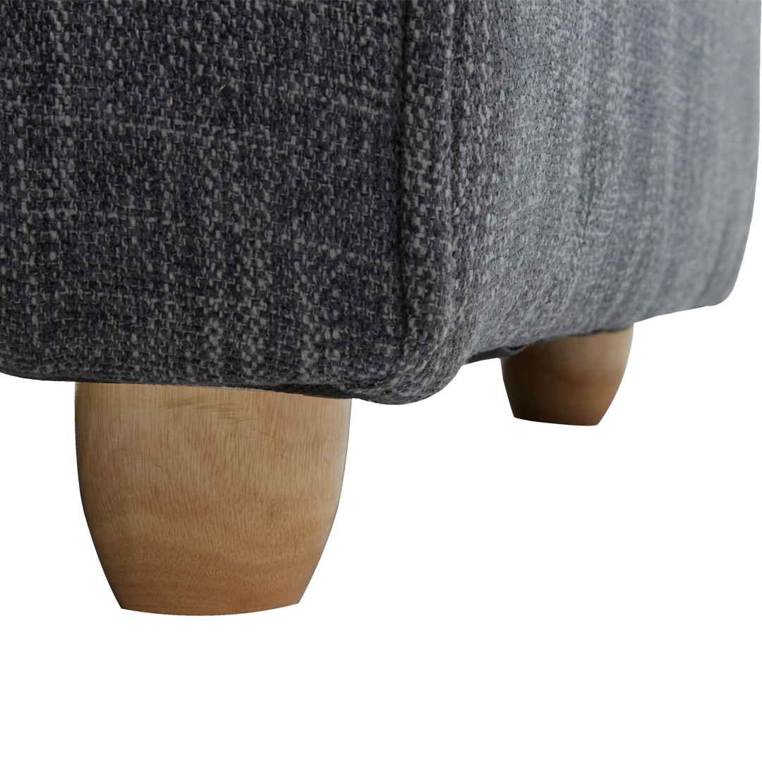 FALLON 2-Seater Fabric Sofa with Ottoman Furnigo