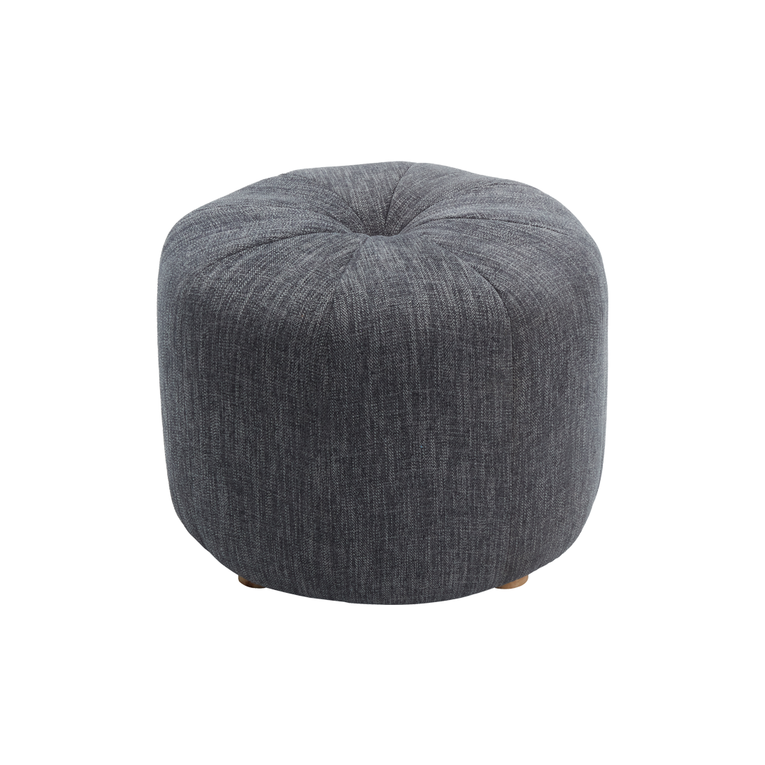 FALLON 2-Seater Fabric Sofa with Ottoman Furnigo