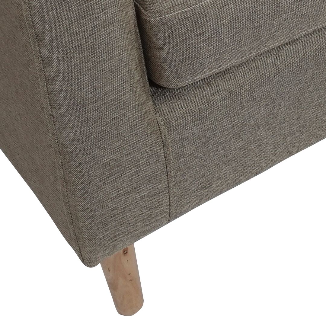 SANDY 2-Seater Fabric Sofa with Pillows Affordahome