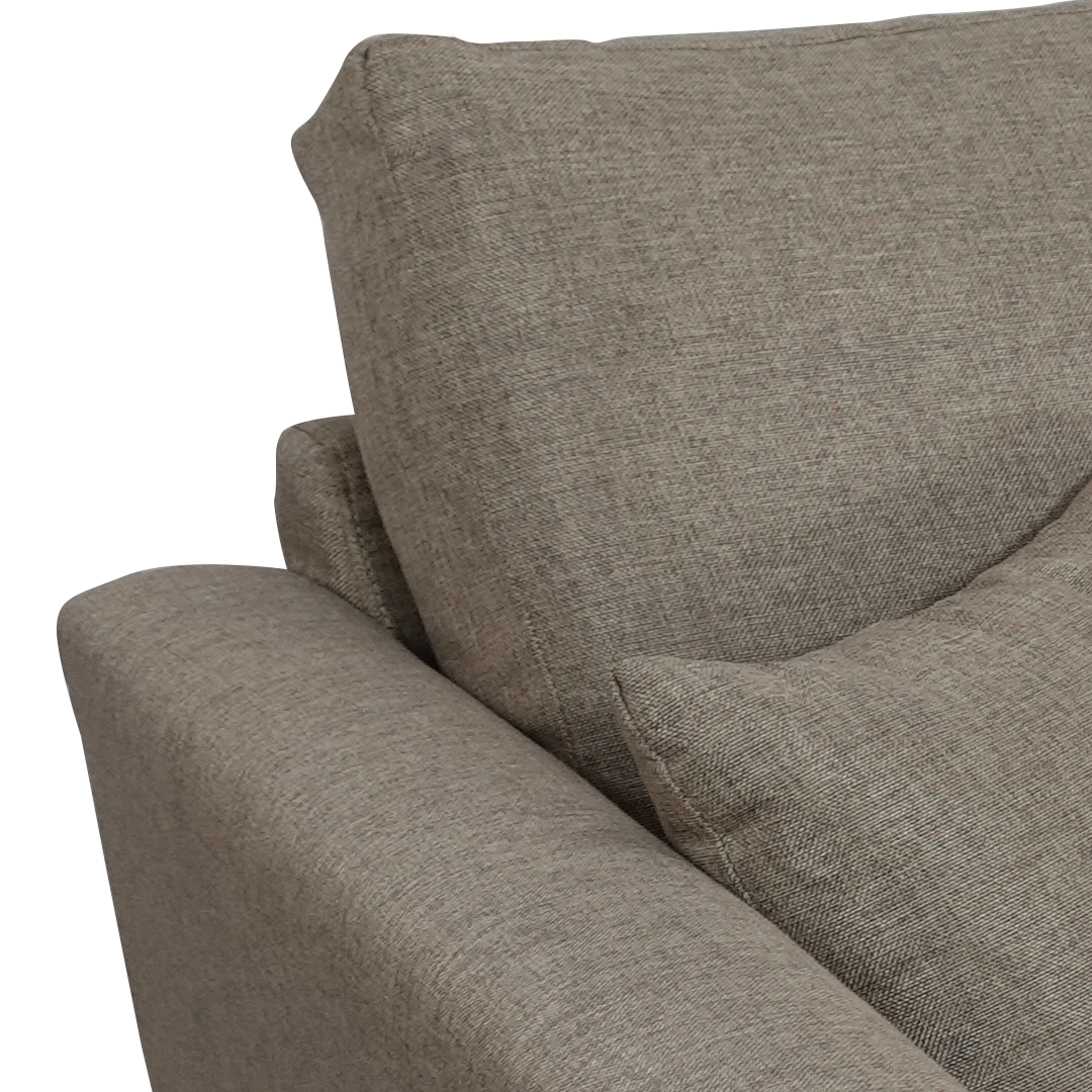SANDY 2-Seater Fabric Sofa with Pillows Affordahome