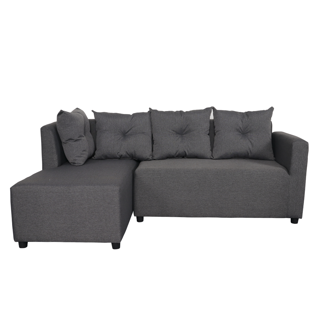 Sarah L-Shape Fabric Sofa Affordahome