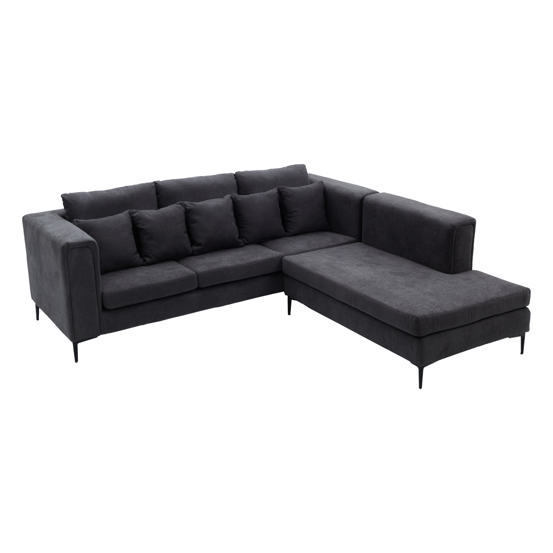 SCOTT L-Shape Fabric Sofa Luxe Life PH