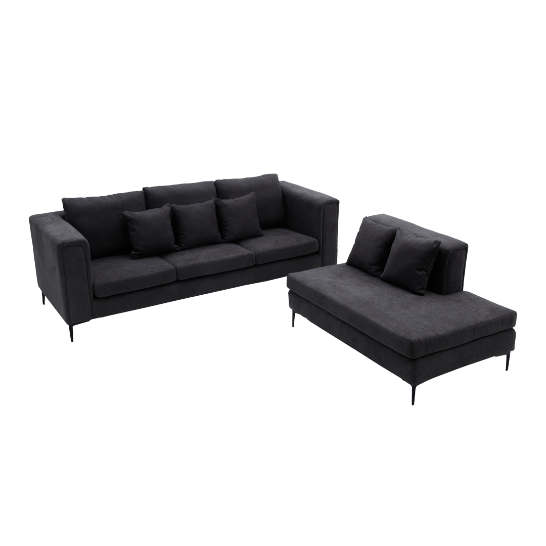 SCOTT L-Shape Fabric Sofa Luxe Life PH