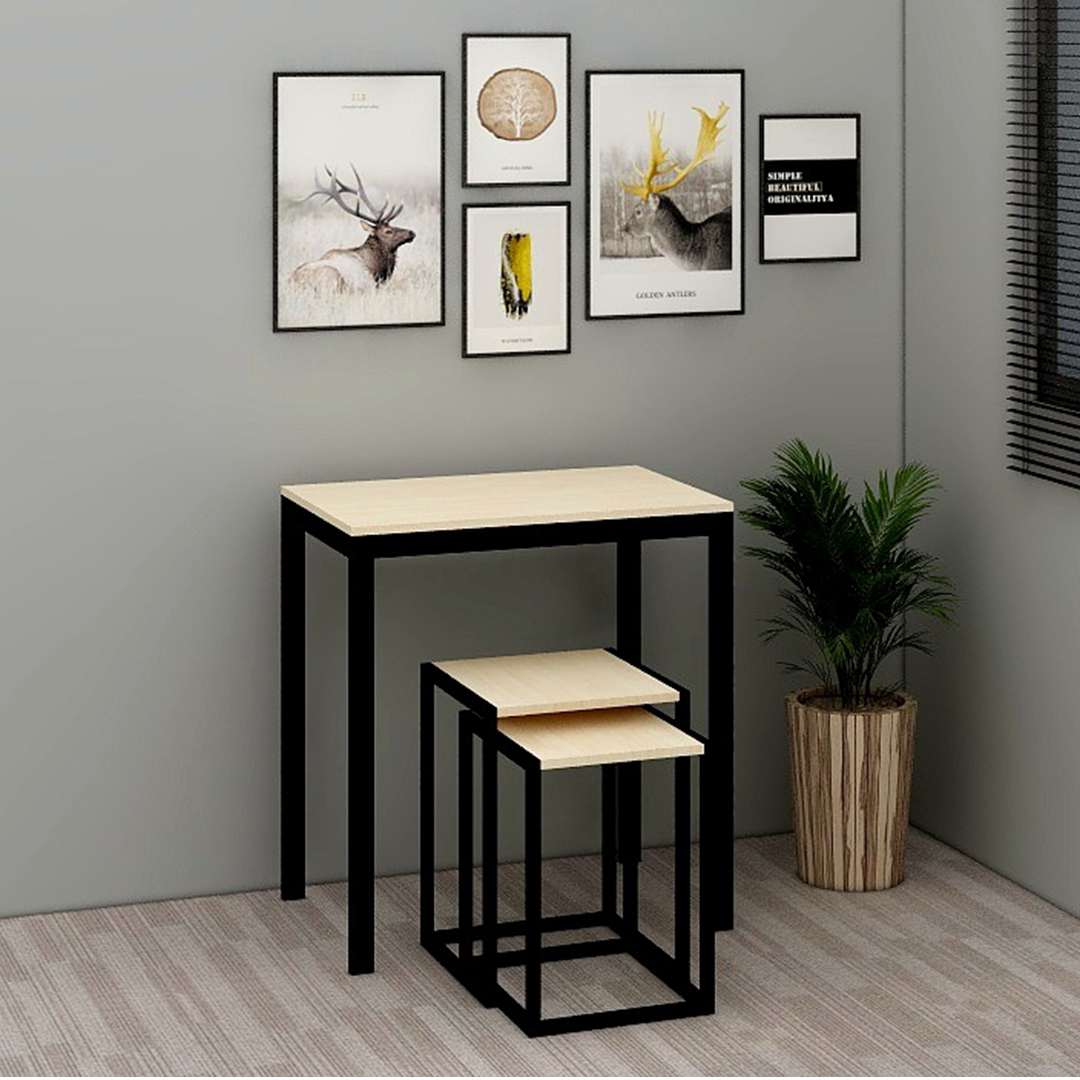 VENICE Study Table with Nesting Stool Affordahome