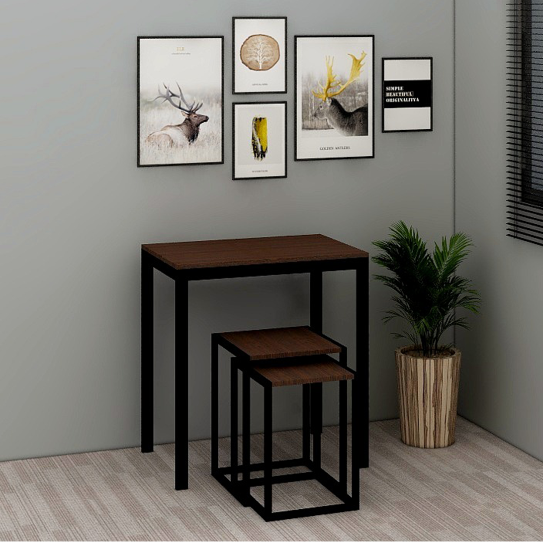 VENICE Study Table with Nesting Stool Affordahome