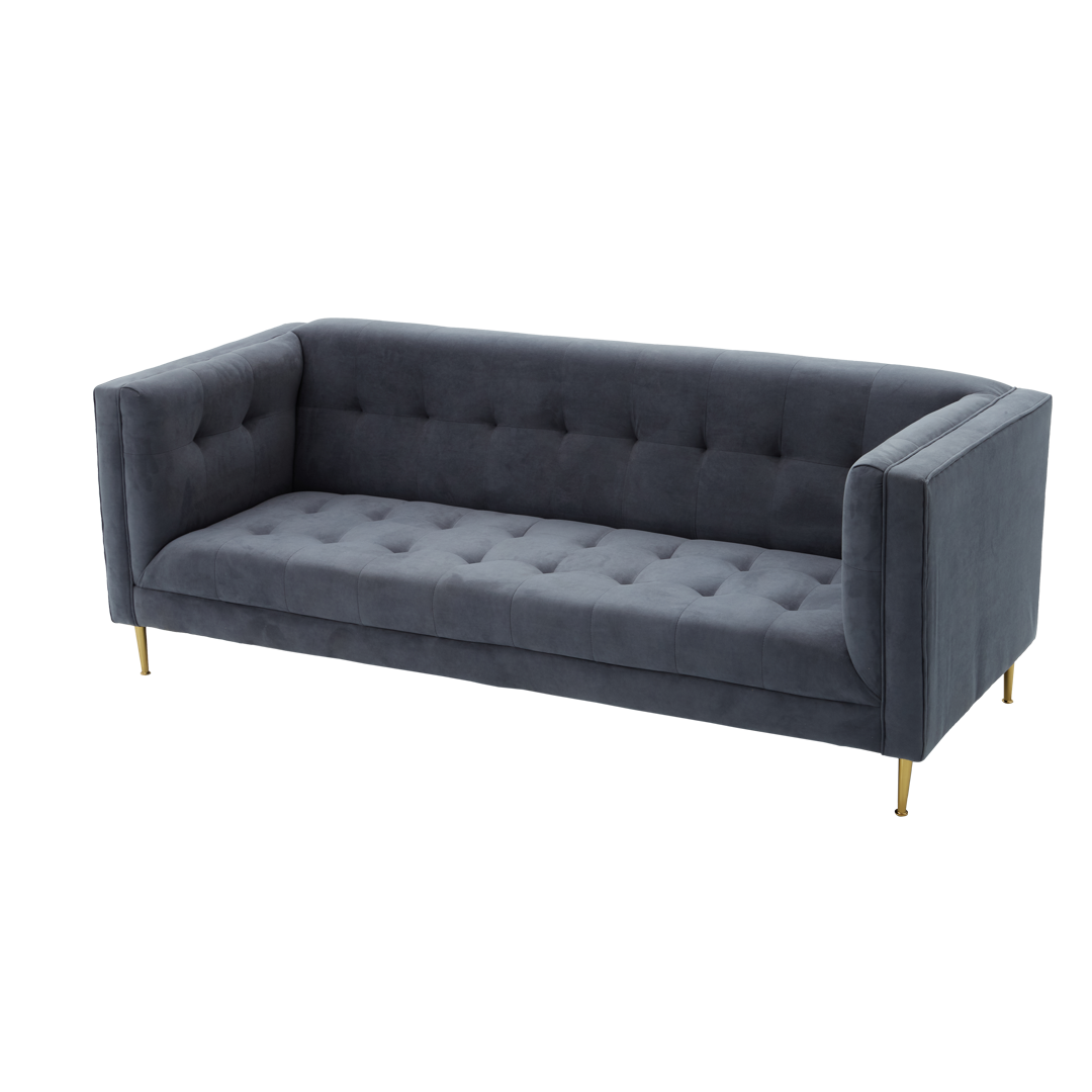Vici 3-Seater Fabric Sofa Furnigo