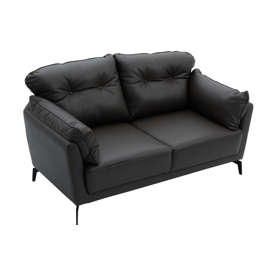 WILLY 2-Seater Leather Sofa Furnigo