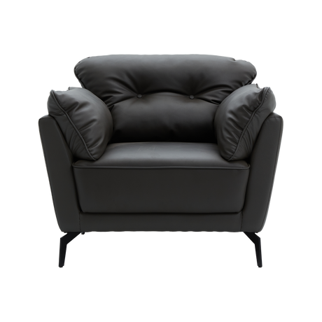 WILLY 1-Seater Leather Sofa Furnigo
