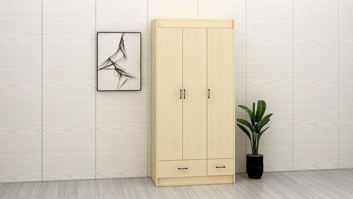 CARMINE 3 Door Wardrobe Furnigo