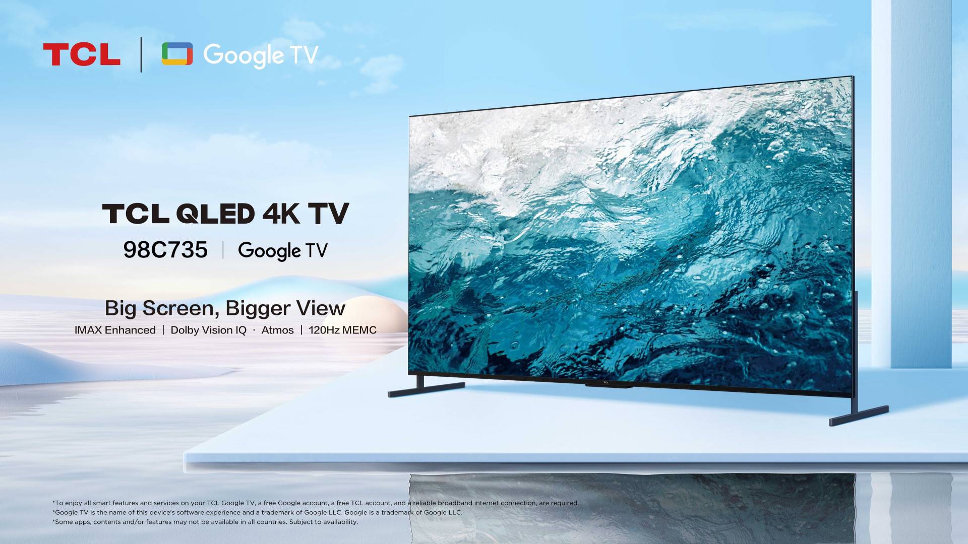 TCL 98" Qled 4K Tv (98c735) TCL