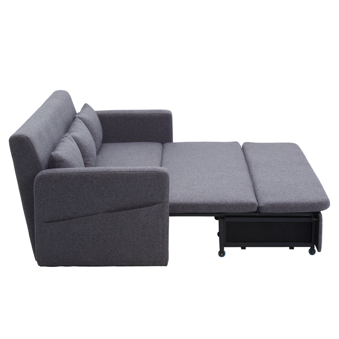 MCKINLEY Fabric Sofabed with Storage Furnigo