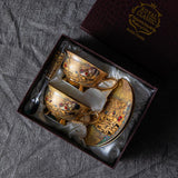 CUPURA Veno - Curated Vintage European Coffee Cup & Tea Set - Elegant Gift Box Collection CUPURA