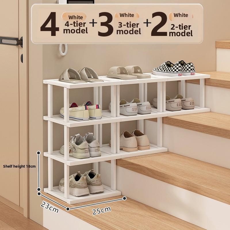 Timberra - Marvelous - StepRise Slim Corner Shoe Rack - SC10337028309990 - Entryway / Hallway / Bedroom Timberra