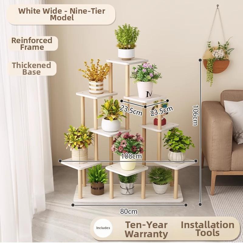 Timberra - Mirexa - ImperialZen Solid Wood Display Shelf - Tea Room / Living Room / Study Timberra