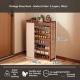 Timberra - Moonlight - MedievalGuard Narrow Shoe Rack - Entrance / Corridor / Dormitory Timberra