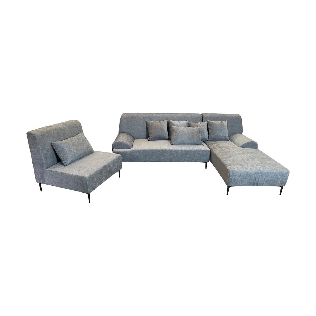 Arden L-Shape Fabric Sofa