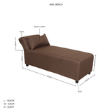 AXEL Bench (Leather Sofa) Affordahome